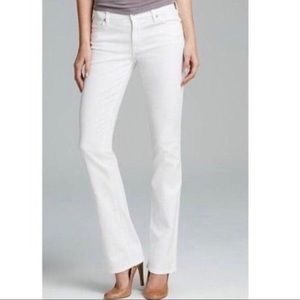 7FAM by Jerome Dahan White Denim Bootcut Jeans 30